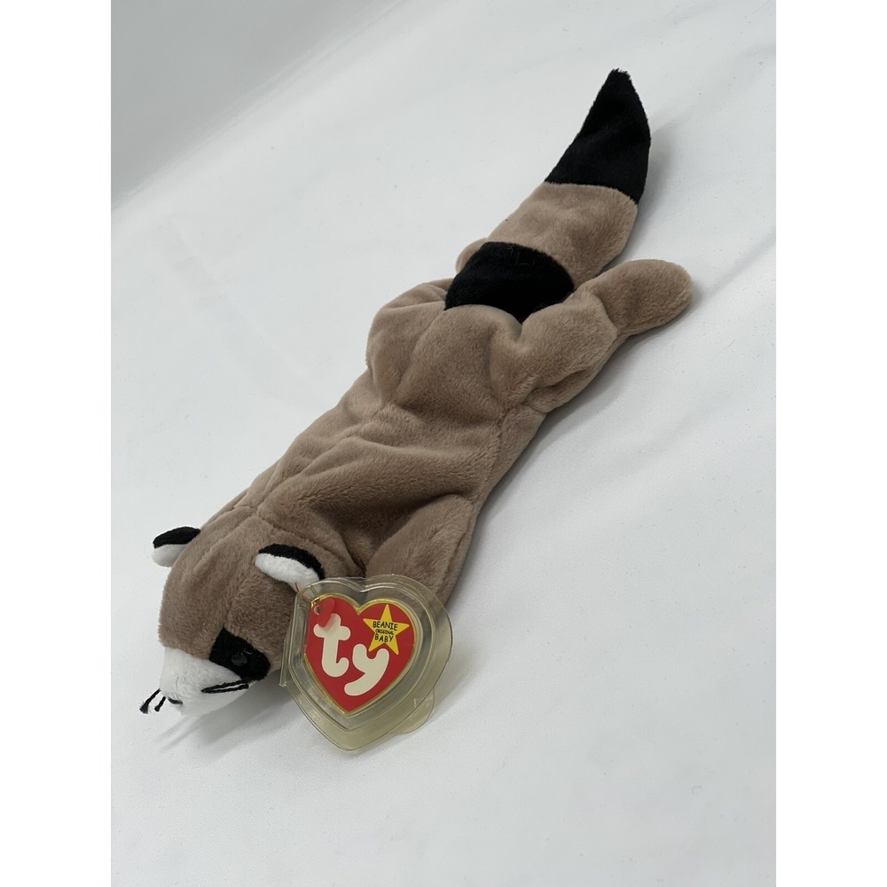 TY‎ Beanie Baby Babies Ringo The Raccoon 1995 RETIRED Vintage